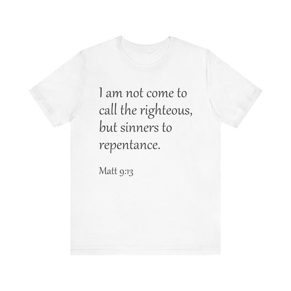 Unisex Jersey Short Sleeve Tee